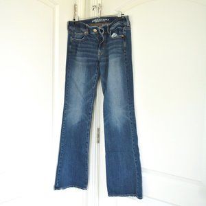American Eagle kick boot/boot cut jeans, 12 Long